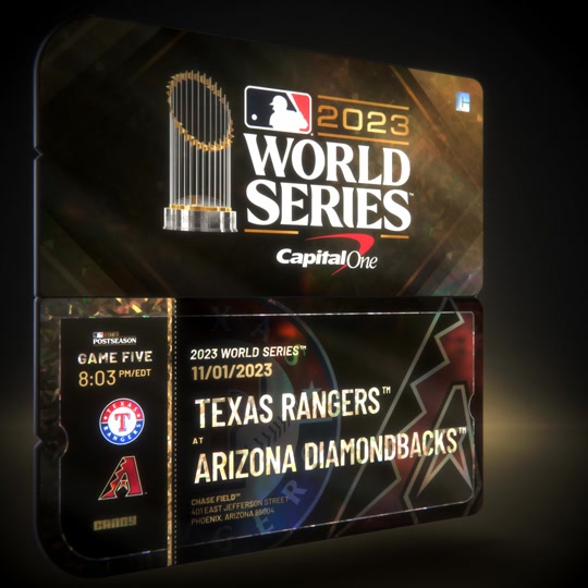 2023 World Series Game 5 1867 NFT artwork