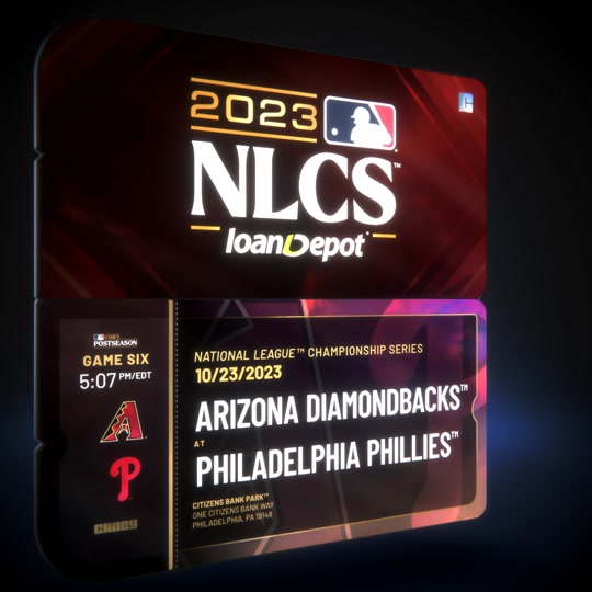 2023 NLCS Game 6 Arizona 465 NFT artwork