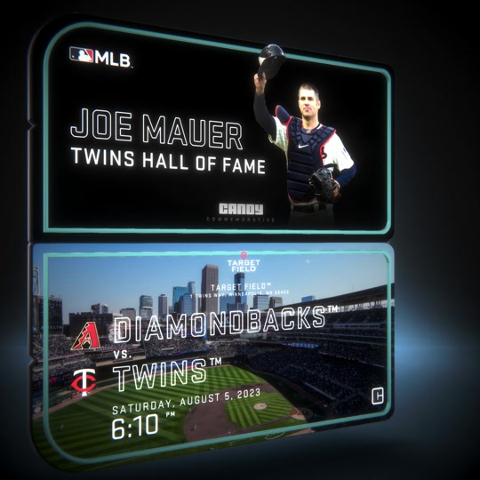 Joe Mauer 2023 Twins HOF 1182 NFT artwork