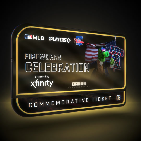 Phillies Fireworks 911 NFT artwork