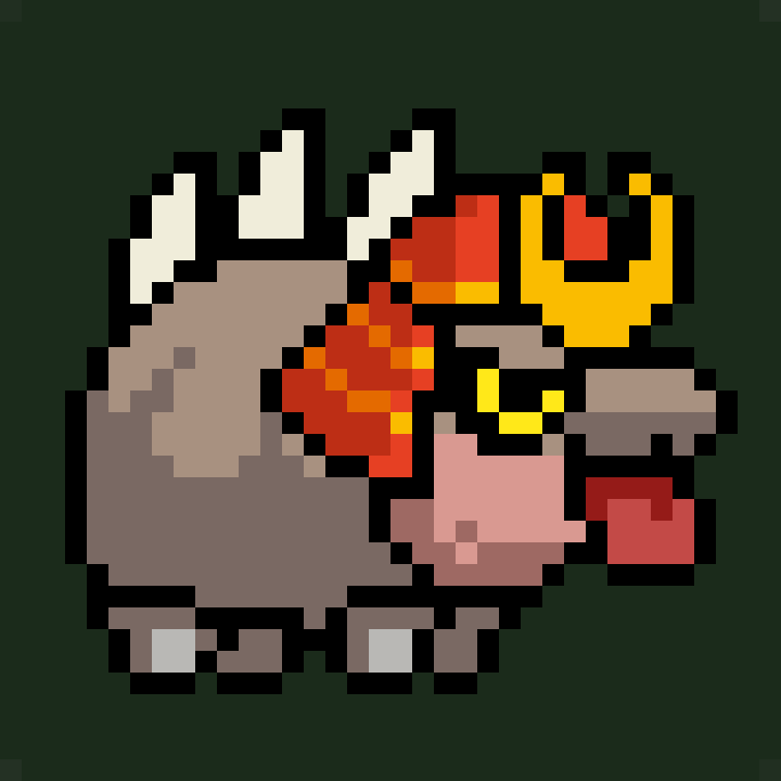 Pixel Moo 404 NFT artwork