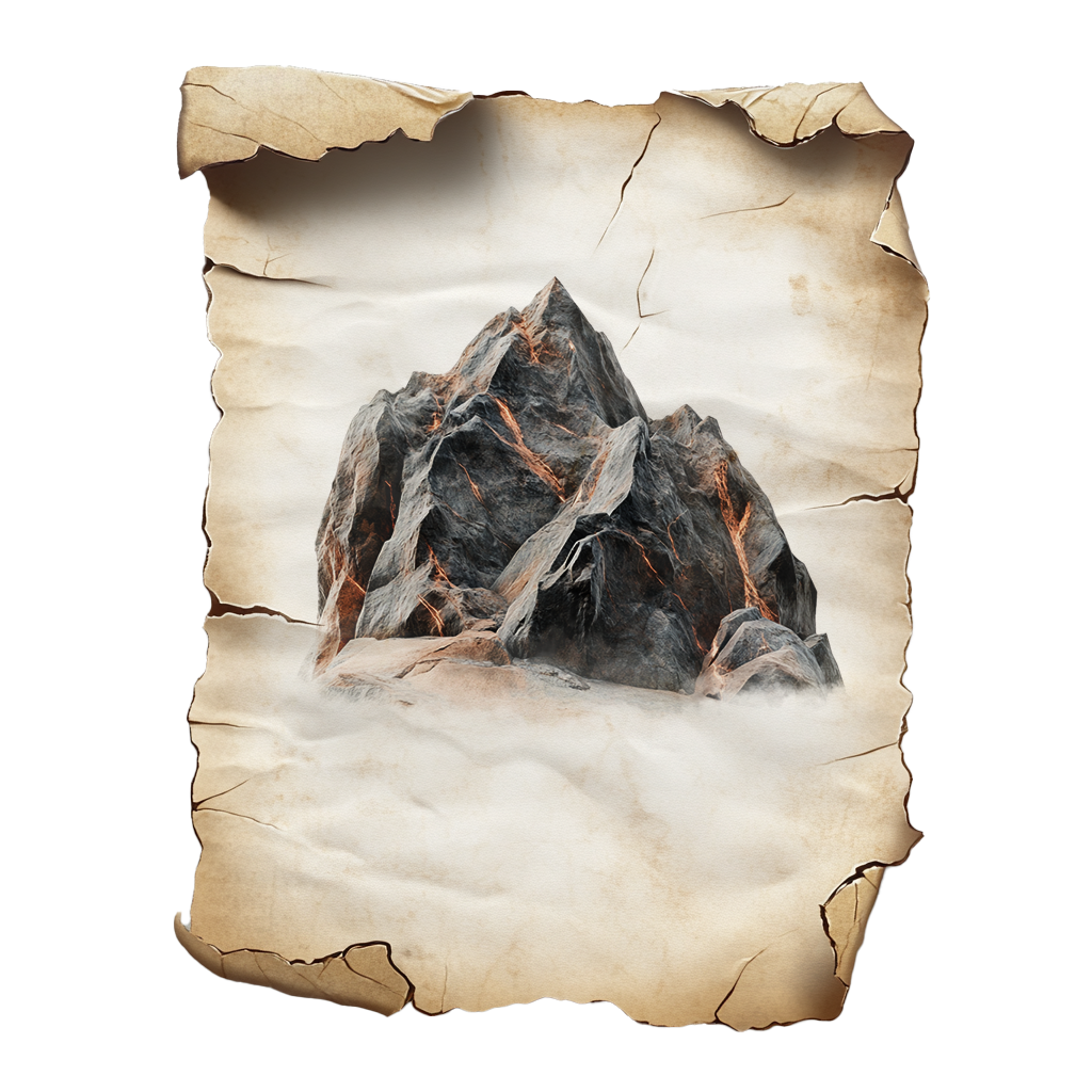 Copper Vein Map NFT artwork
