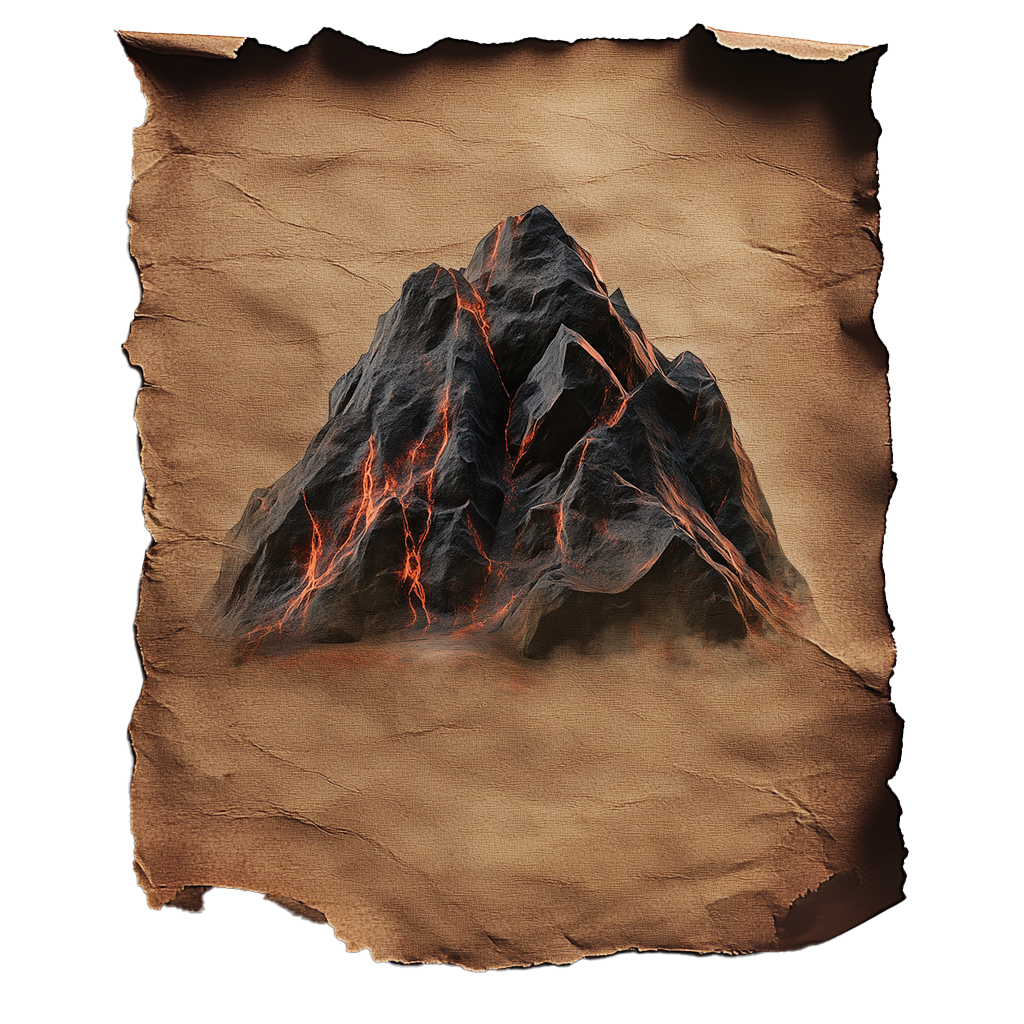 Iron Vein Map NFT artwork
