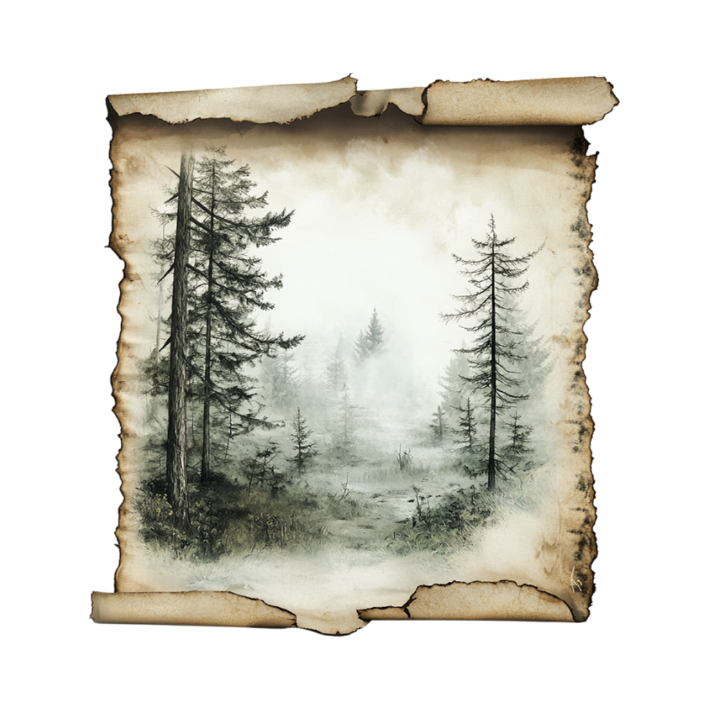 Woodland Map NFT artwork