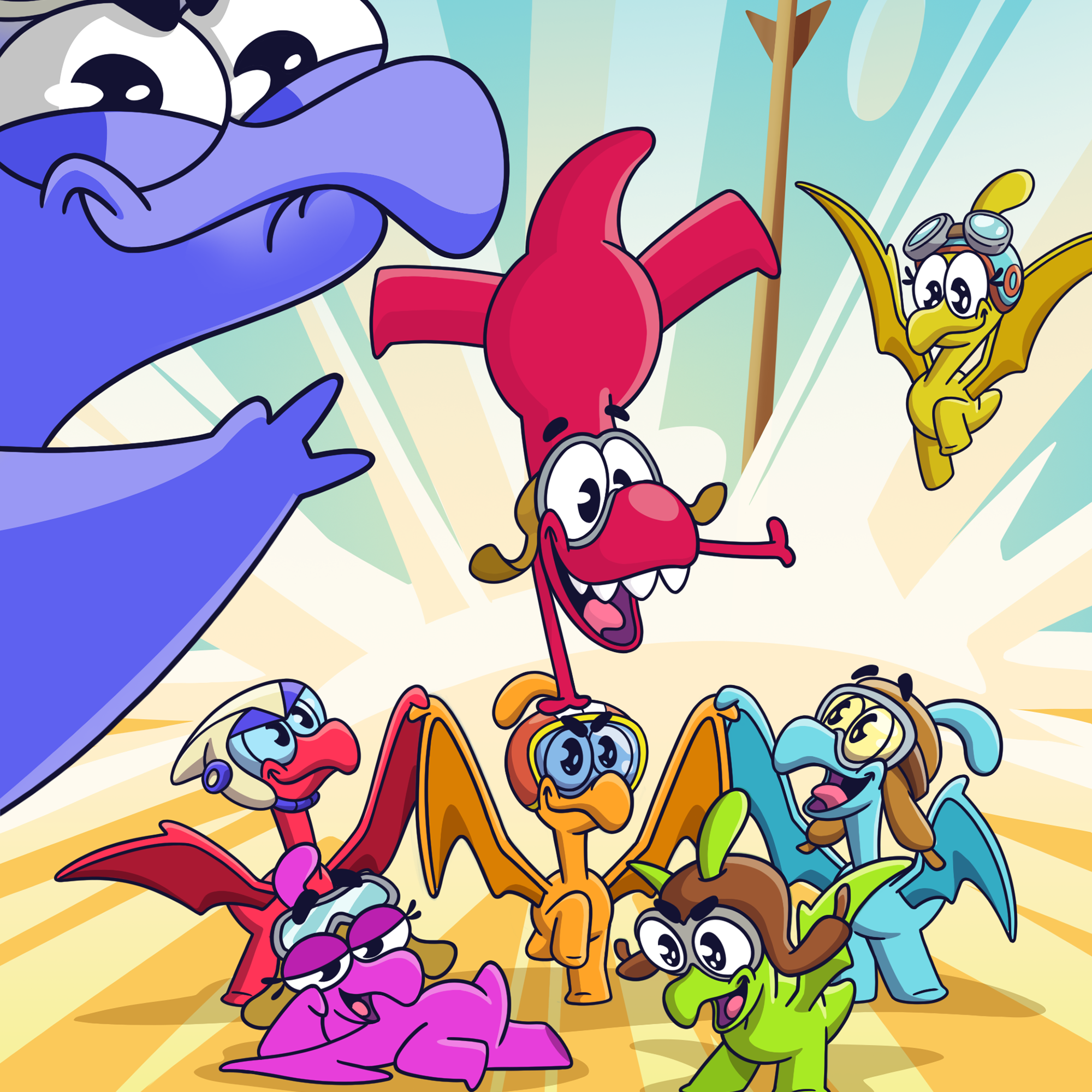 Dactyl Flight Squadron #130 NFT artwork