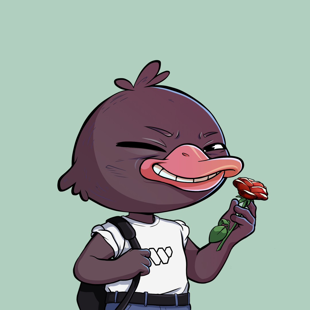 Quack Heads #1107 NFT artwork