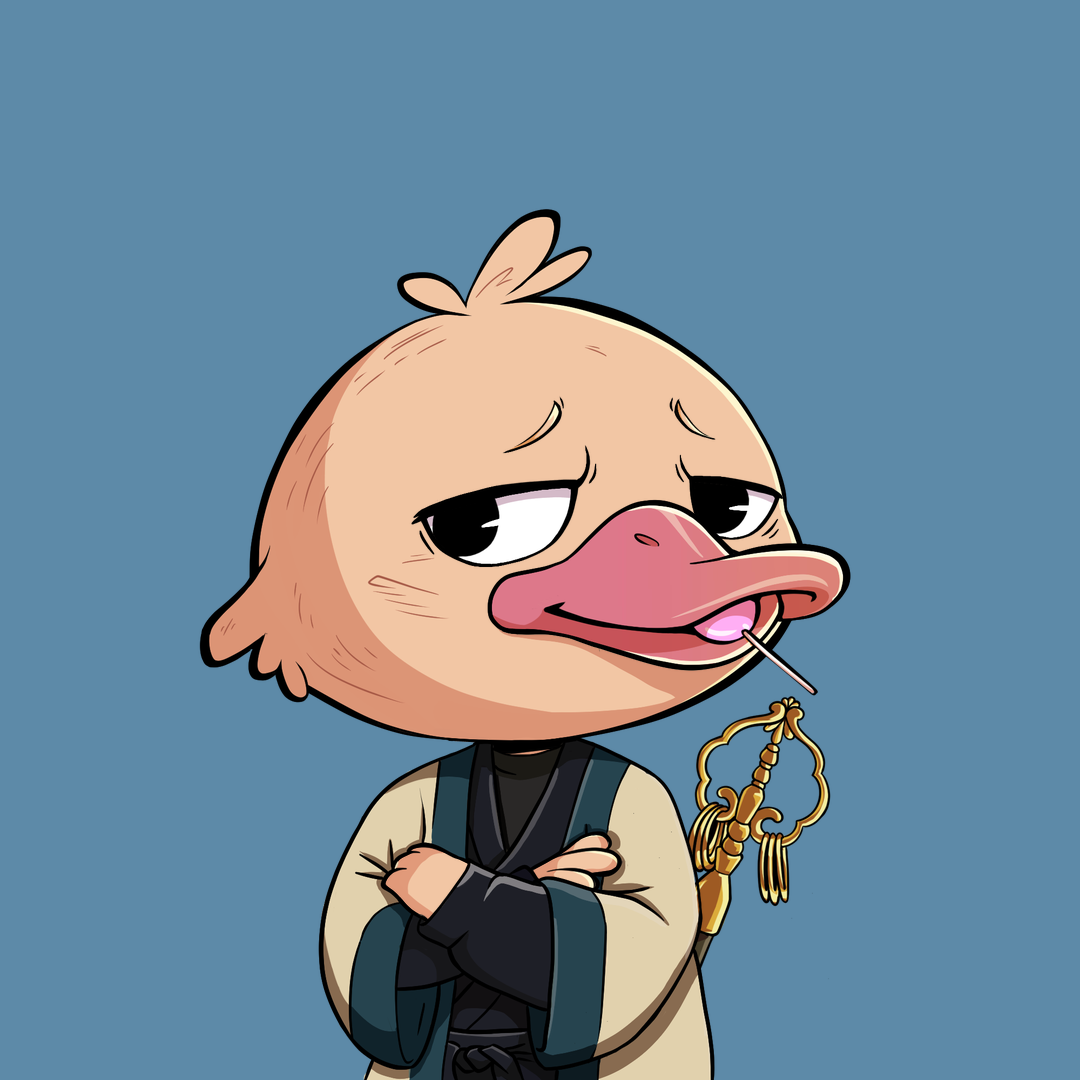 Quack Heads #1162 NFT artwork