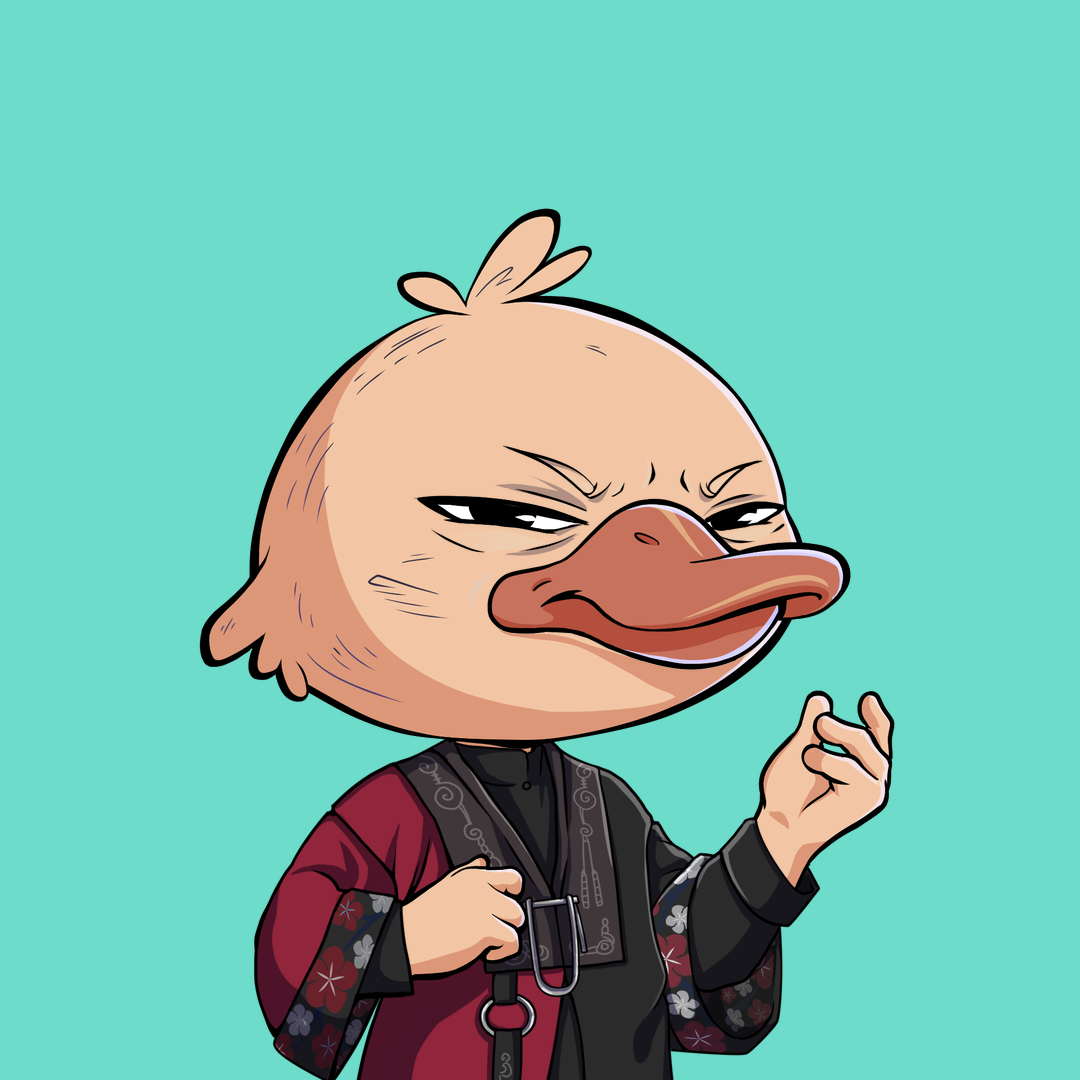 Quack Heads #75 NFT artwork
