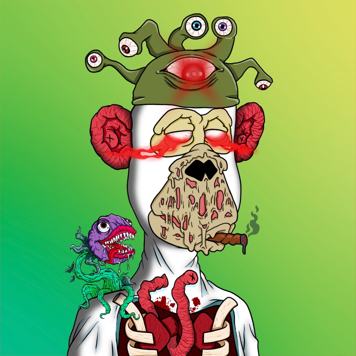 Mutant Ugly Ape Squad #2031 NFT artwork