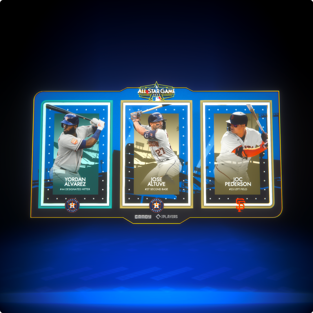 2022 Tricon Alvarez Altuve Ped 1 NFT artwork