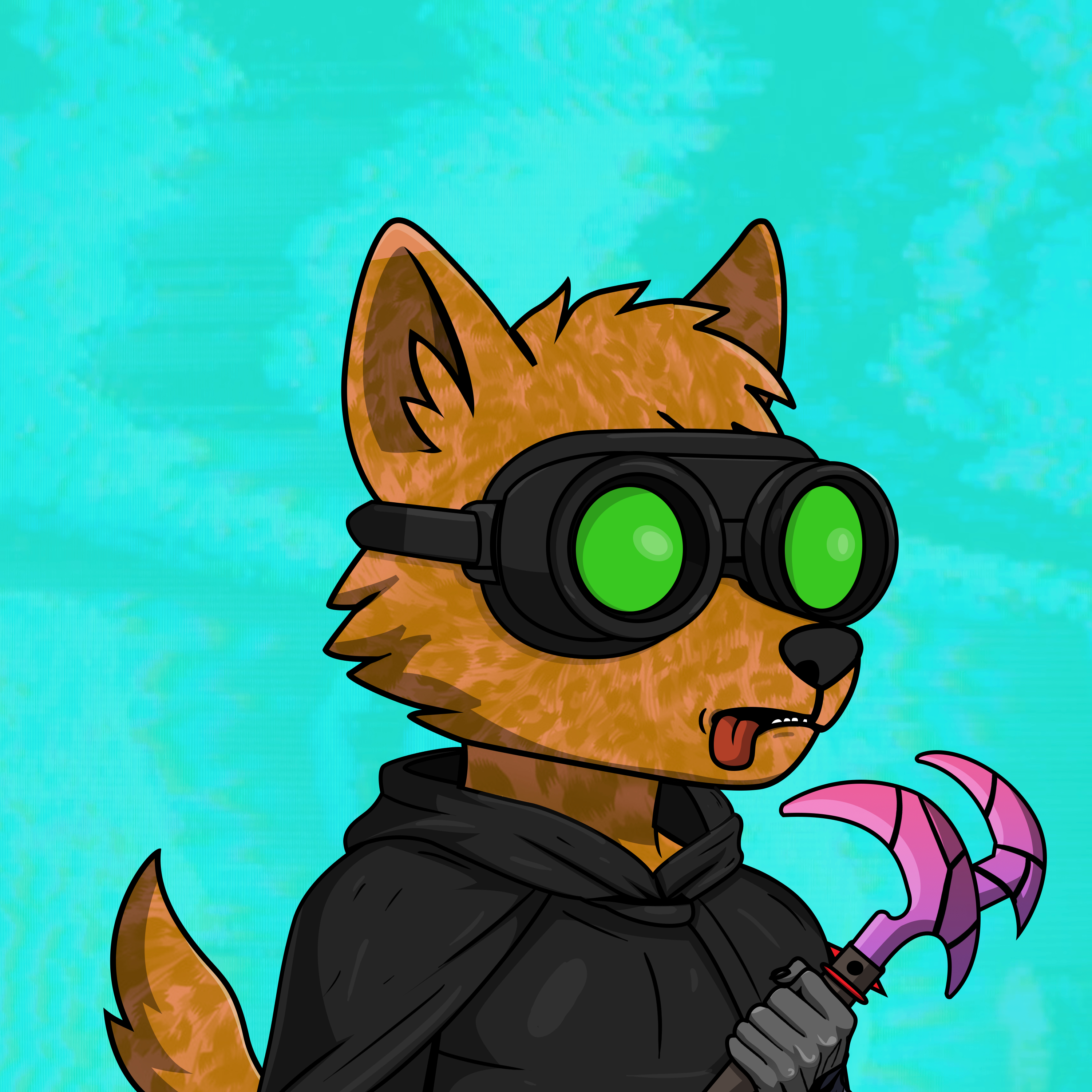 Apex Wolf #2210 NFT artwork