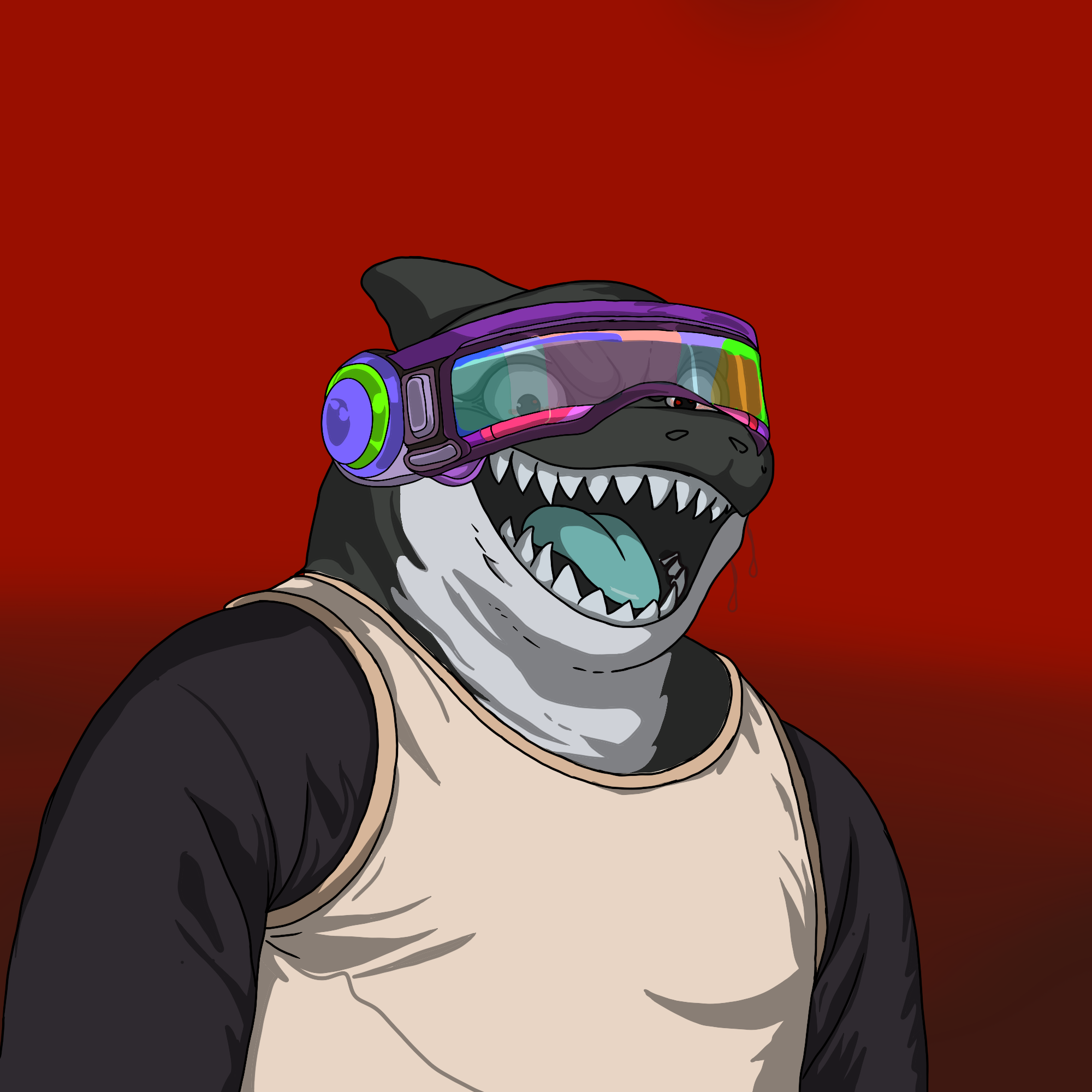 CRAZY ORCAS #116 NFT artwork