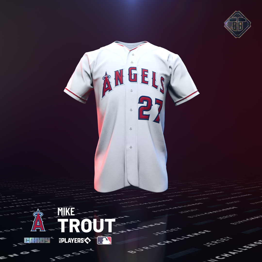 2023 MLB Jerseys Angels Mike 89 NFT artwork