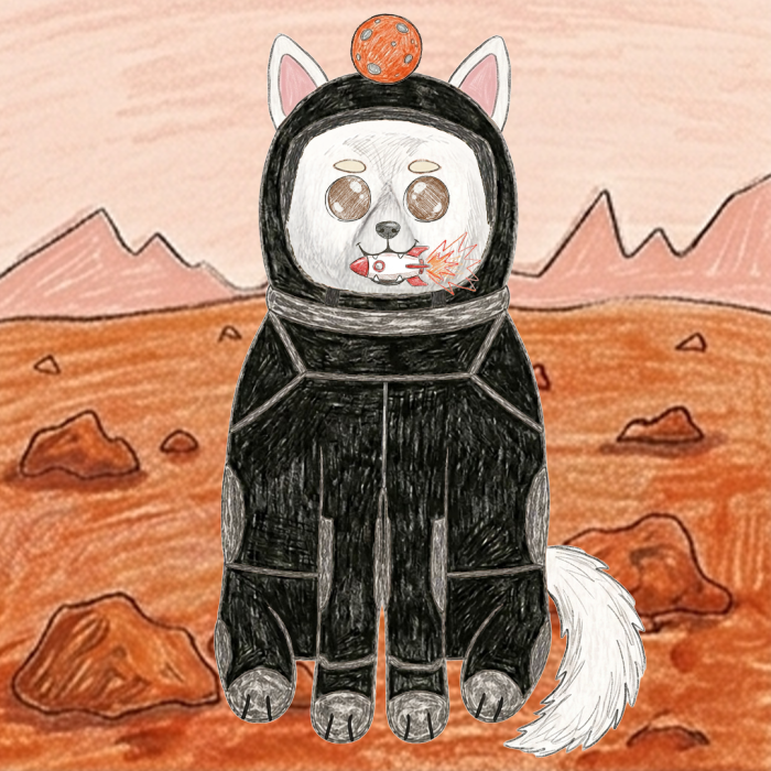 Space Shibas #32 NFT artwork