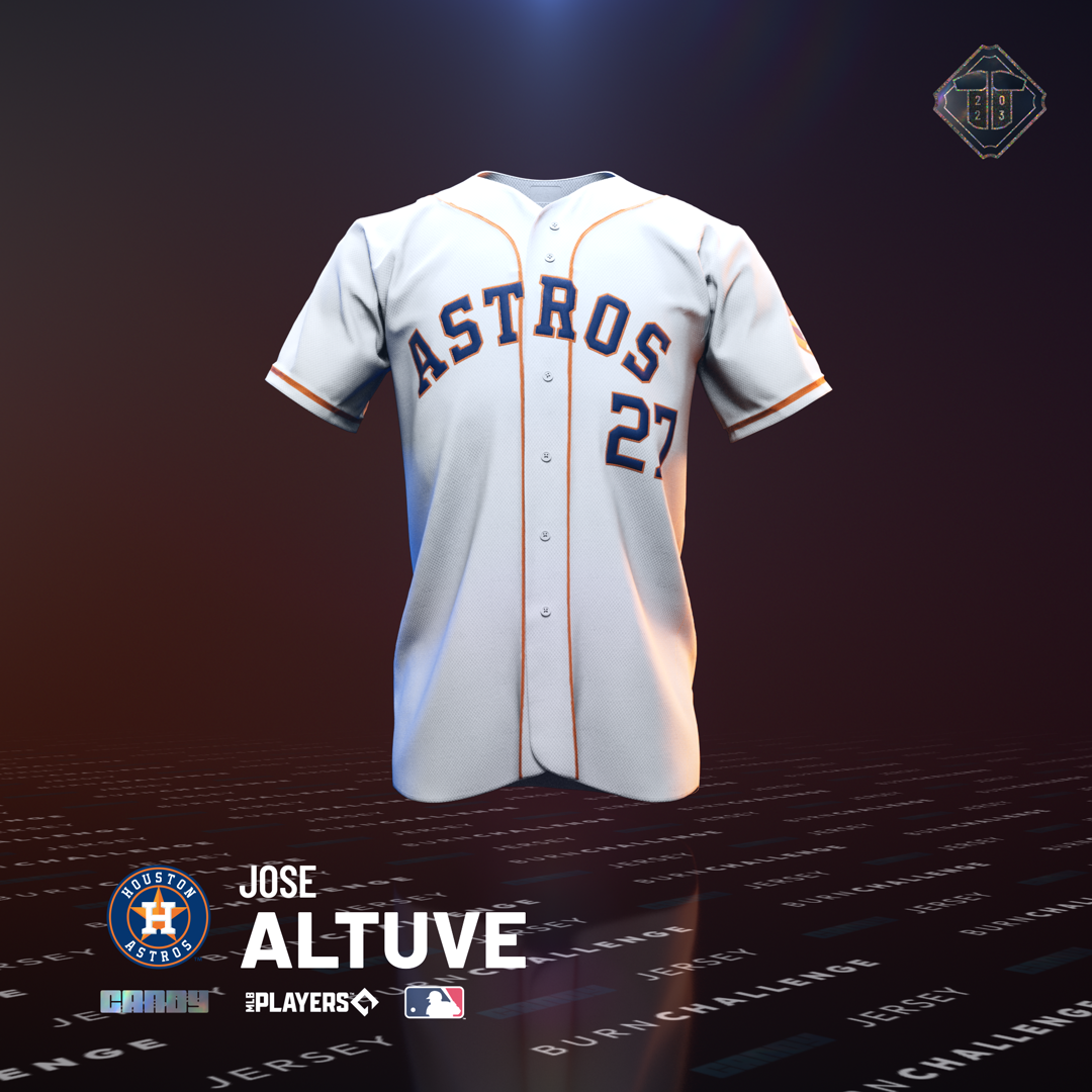 2023 MLB Jerseys Houston 5 NFT artwork