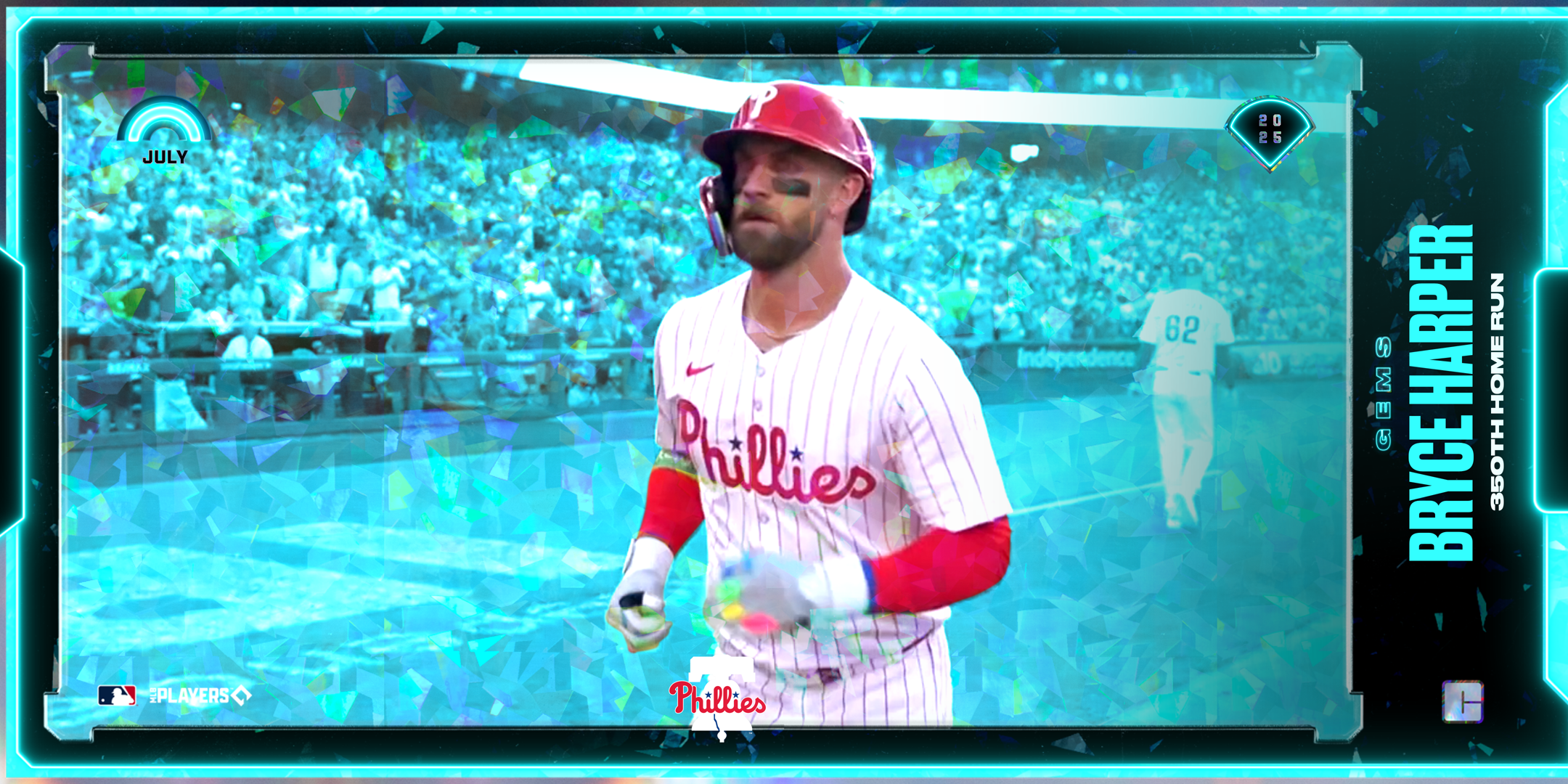 Bryce Harper - 350th Home Run 5 NFT artwork