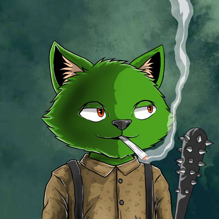 WallowCats #179 NFT artwork