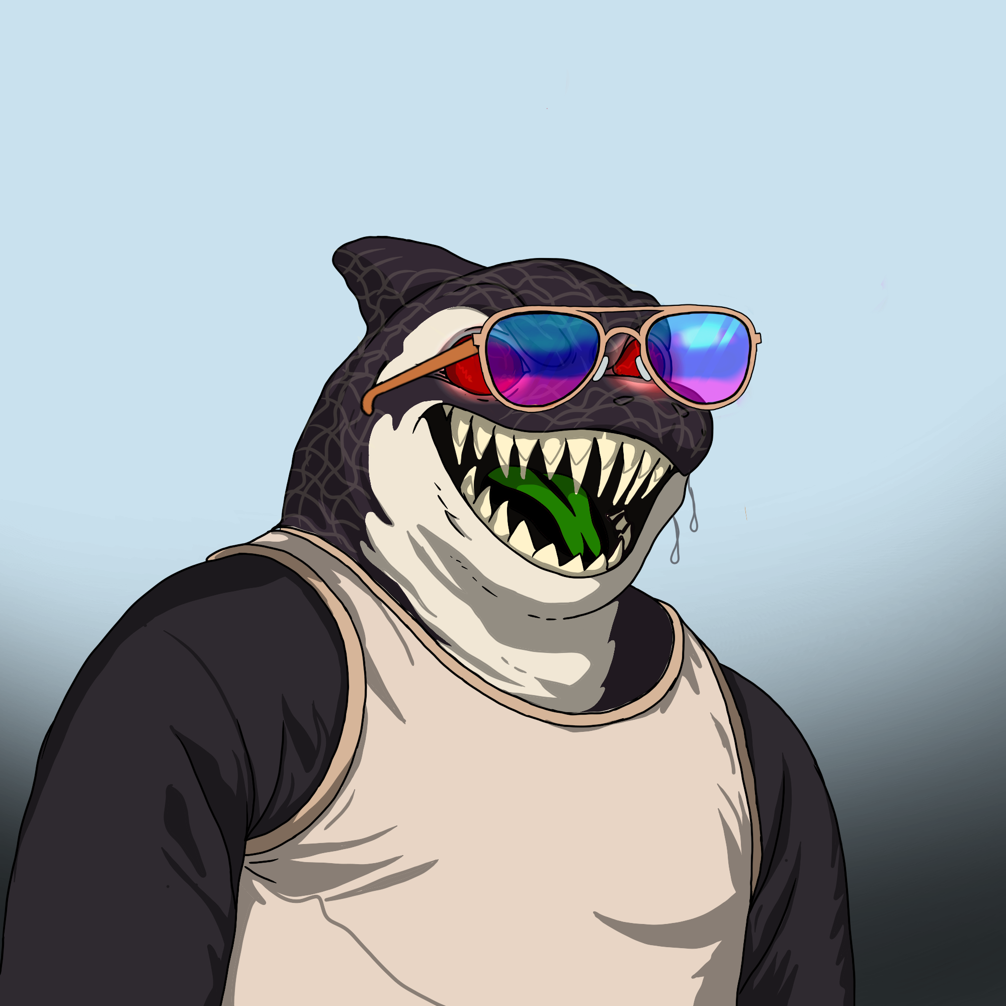 CRAZY ORCAS #73 NFT artwork