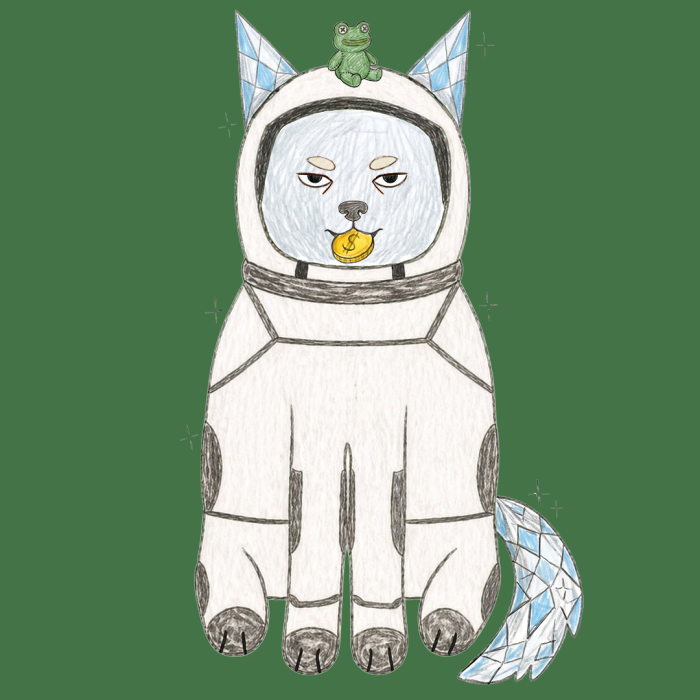 Space Shibas #14 NFT artwork