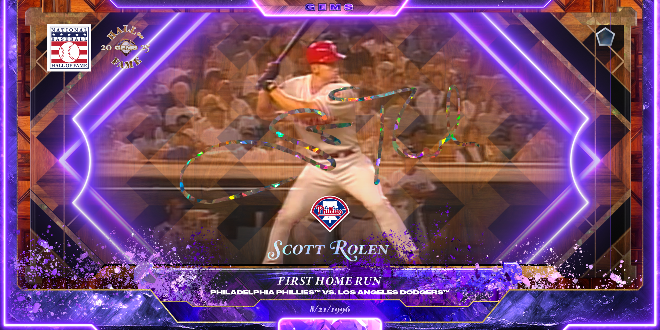 Scott Rolen - First Home Run 4 NFT artwork