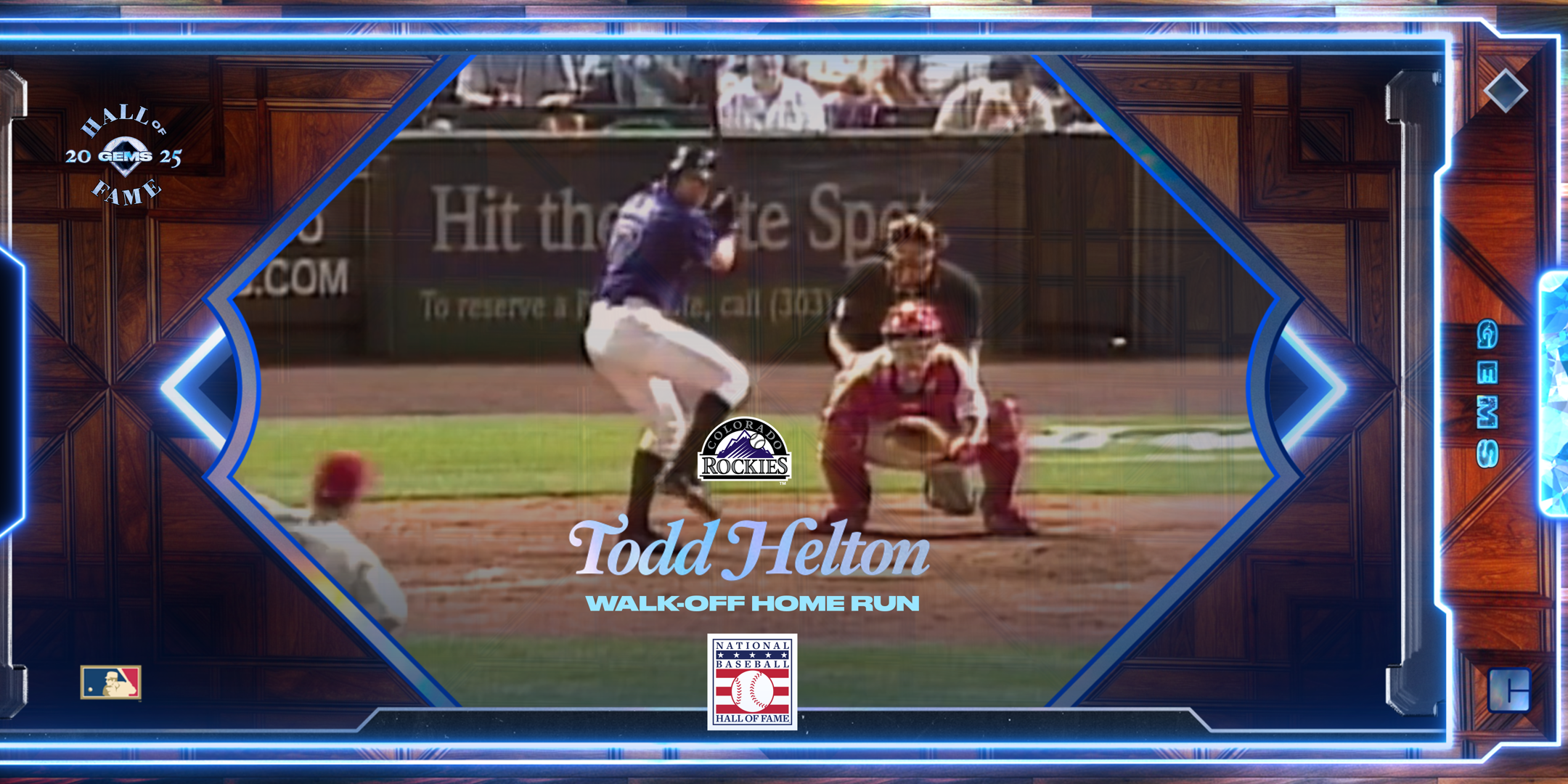 Todd Helton WalkOff Home Run 20 NFT artwork