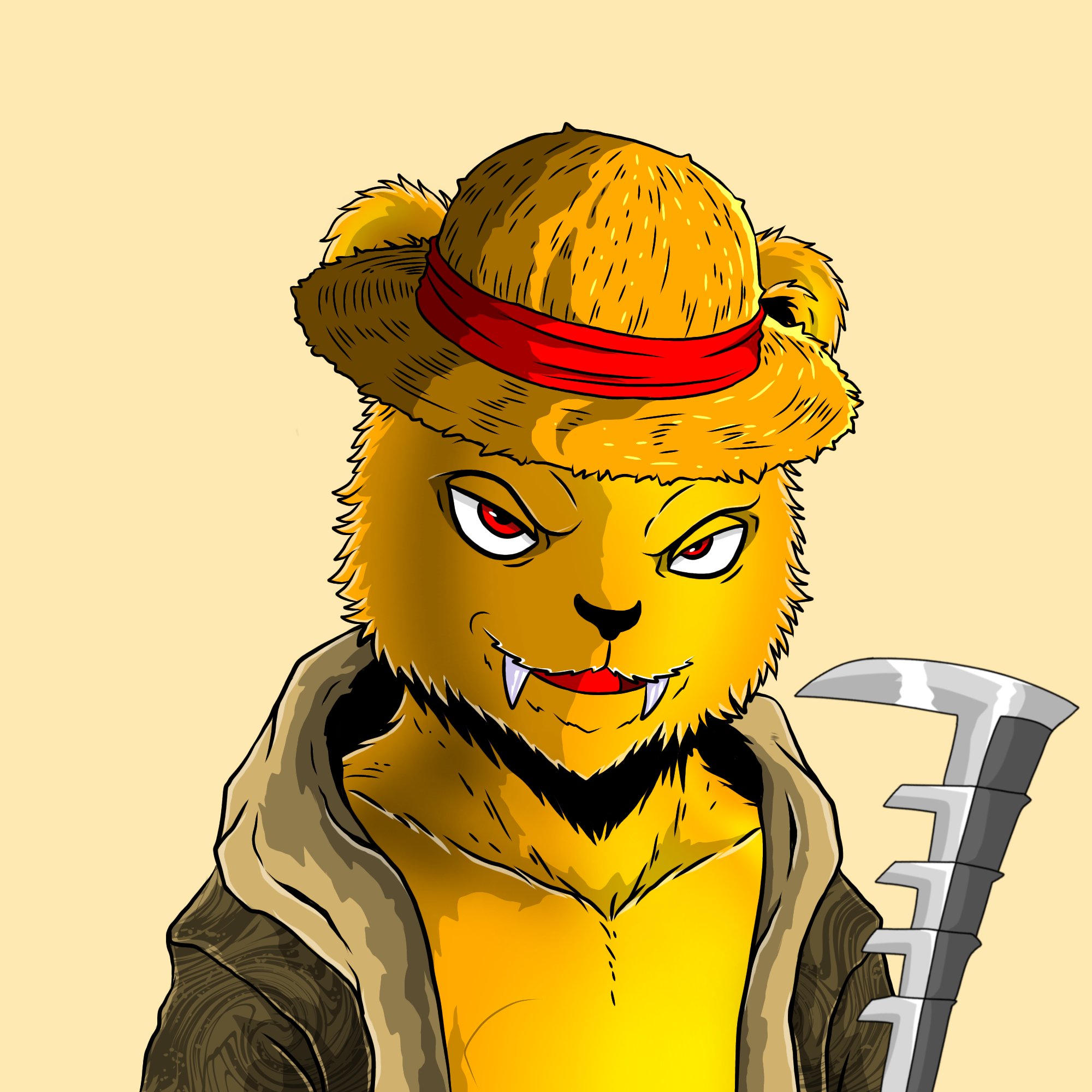 Lucky Bear Club #1608 NFT artwork