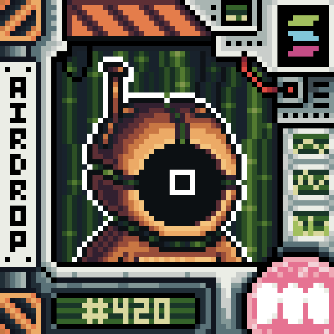 Airdrop ticket #420 NFT artwork