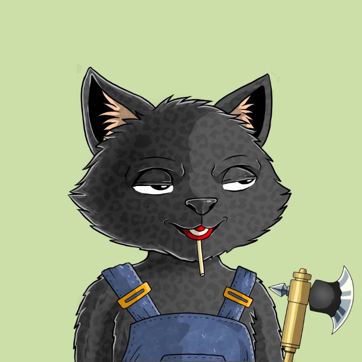 WallowCats #210 NFT artwork