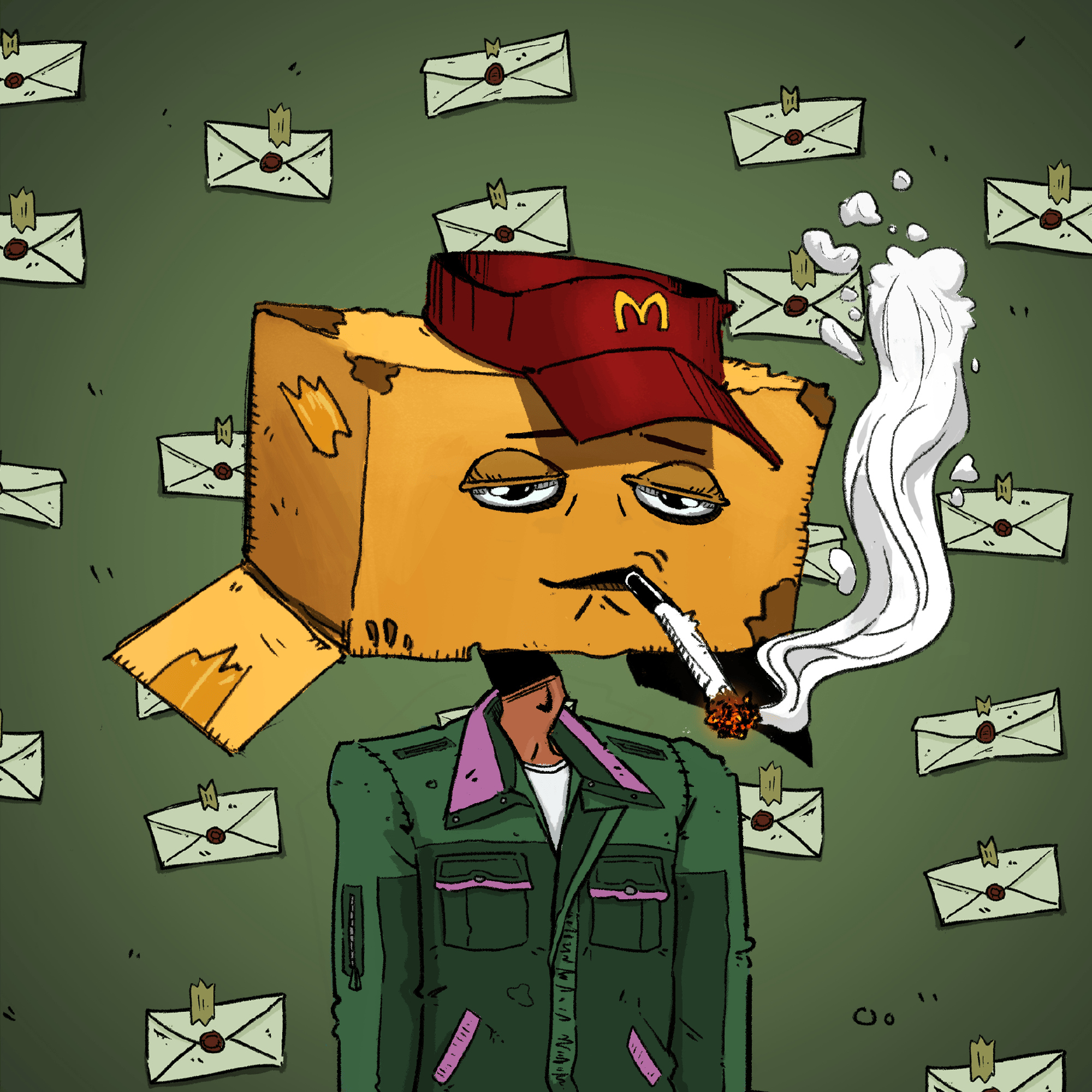 Cardboard Citizens #681 NFT artwork