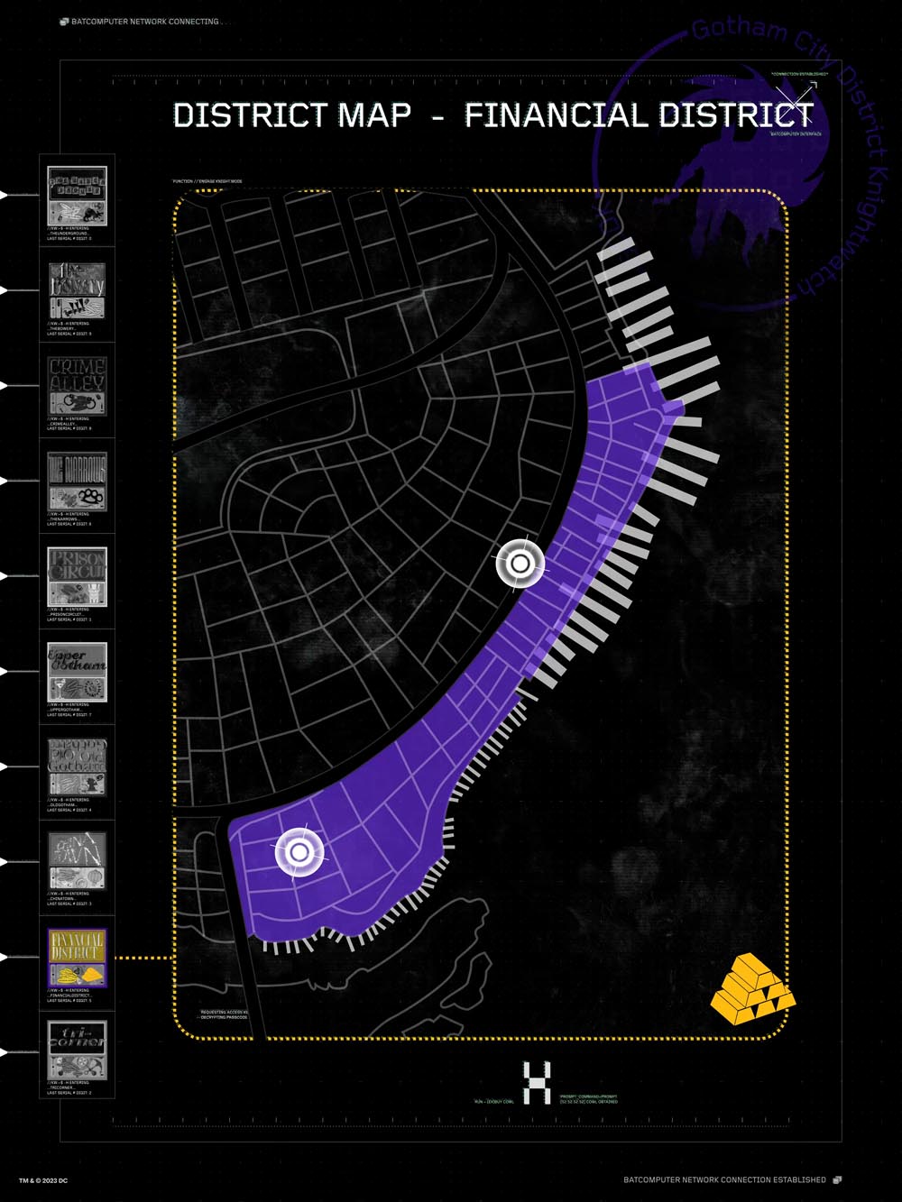 Financial District Map (160/888) NFT artwork