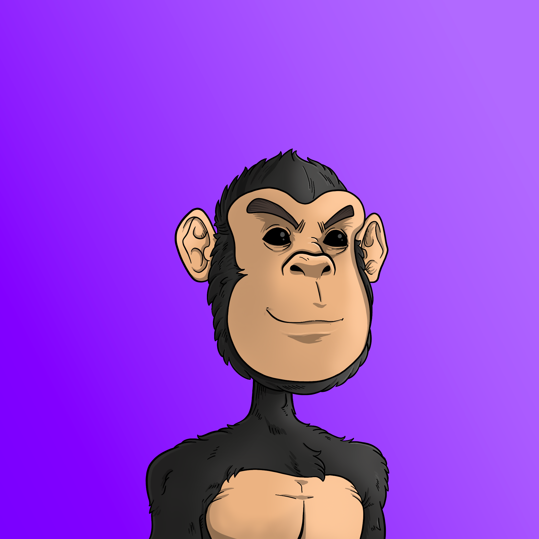 Time Traveling Chimp #4300 NFT artwork