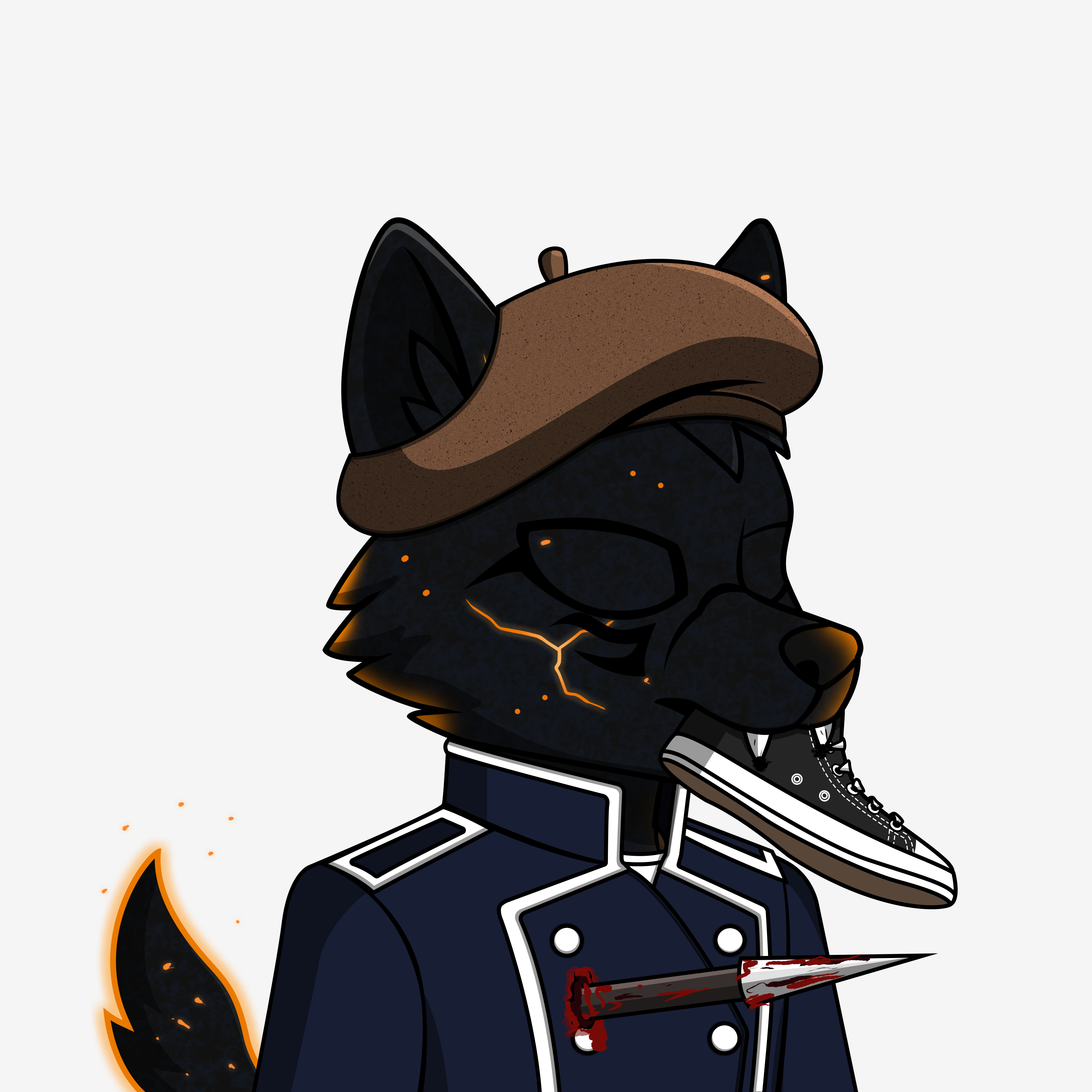 Apex Wolf #3316 NFT artwork