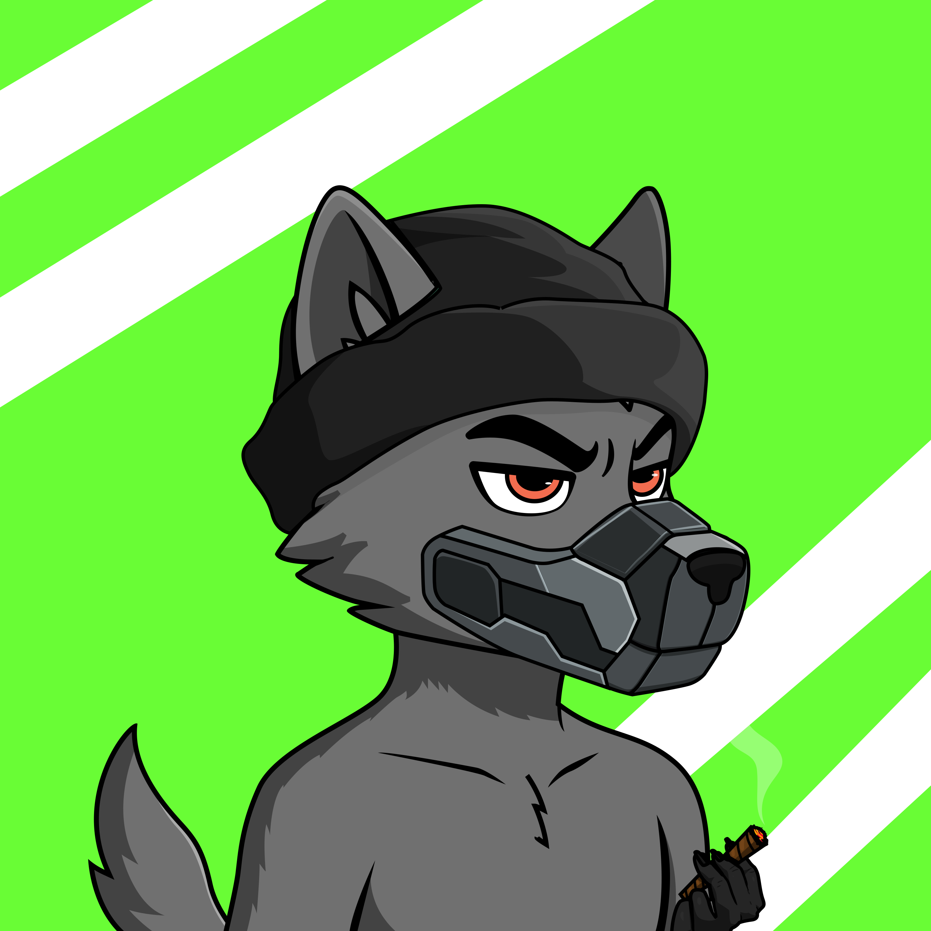 Apex Wolf #86 NFT artwork