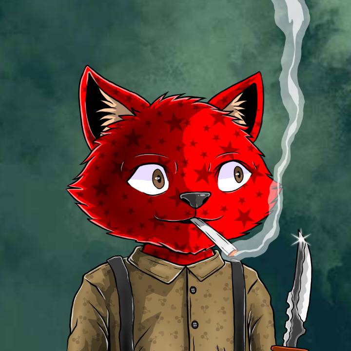 WallowCats #30 NFT artwork