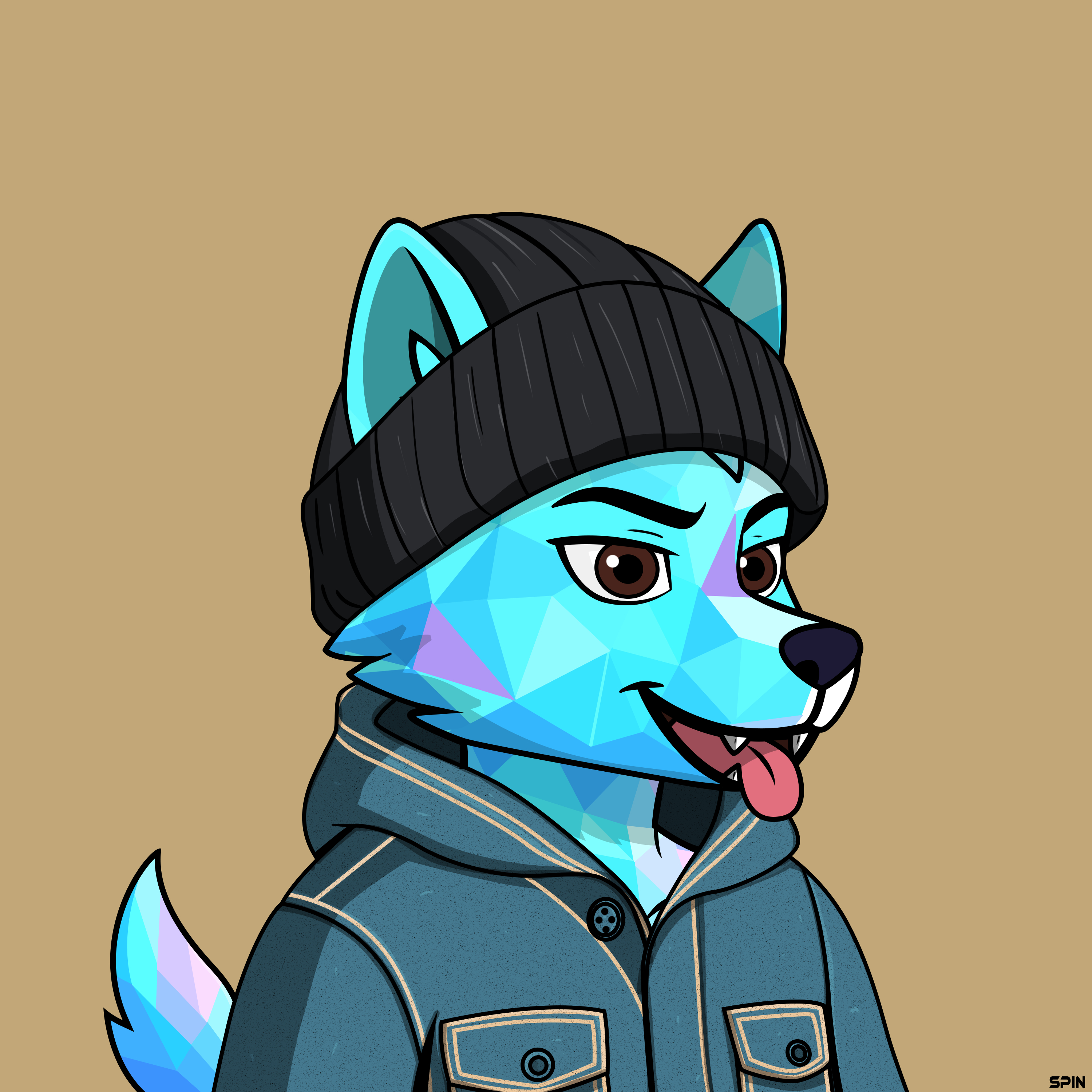 Apex Wolf #2254 NFT artwork