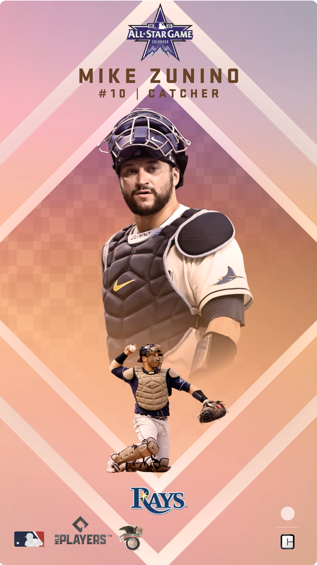 Mike Zunino (171/409) NFT artwork