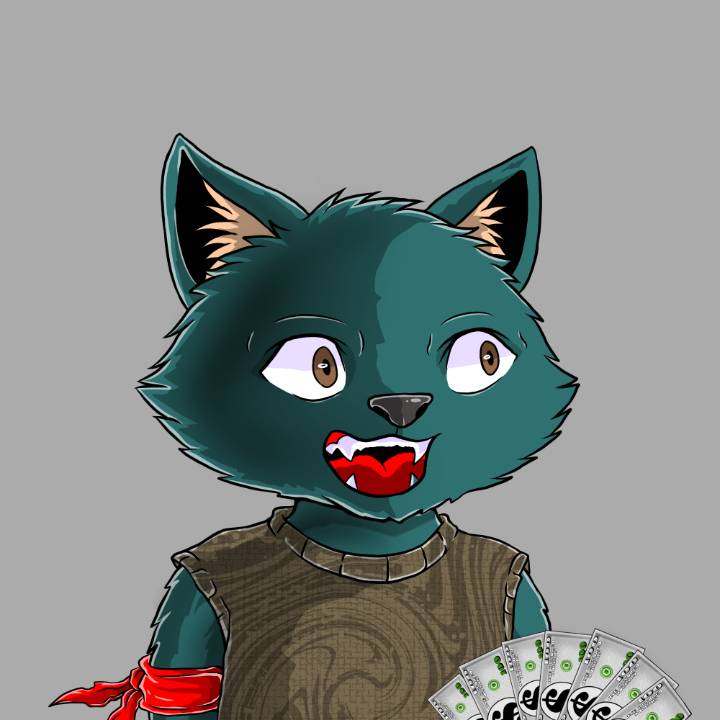 WallowCats #18 NFT artwork