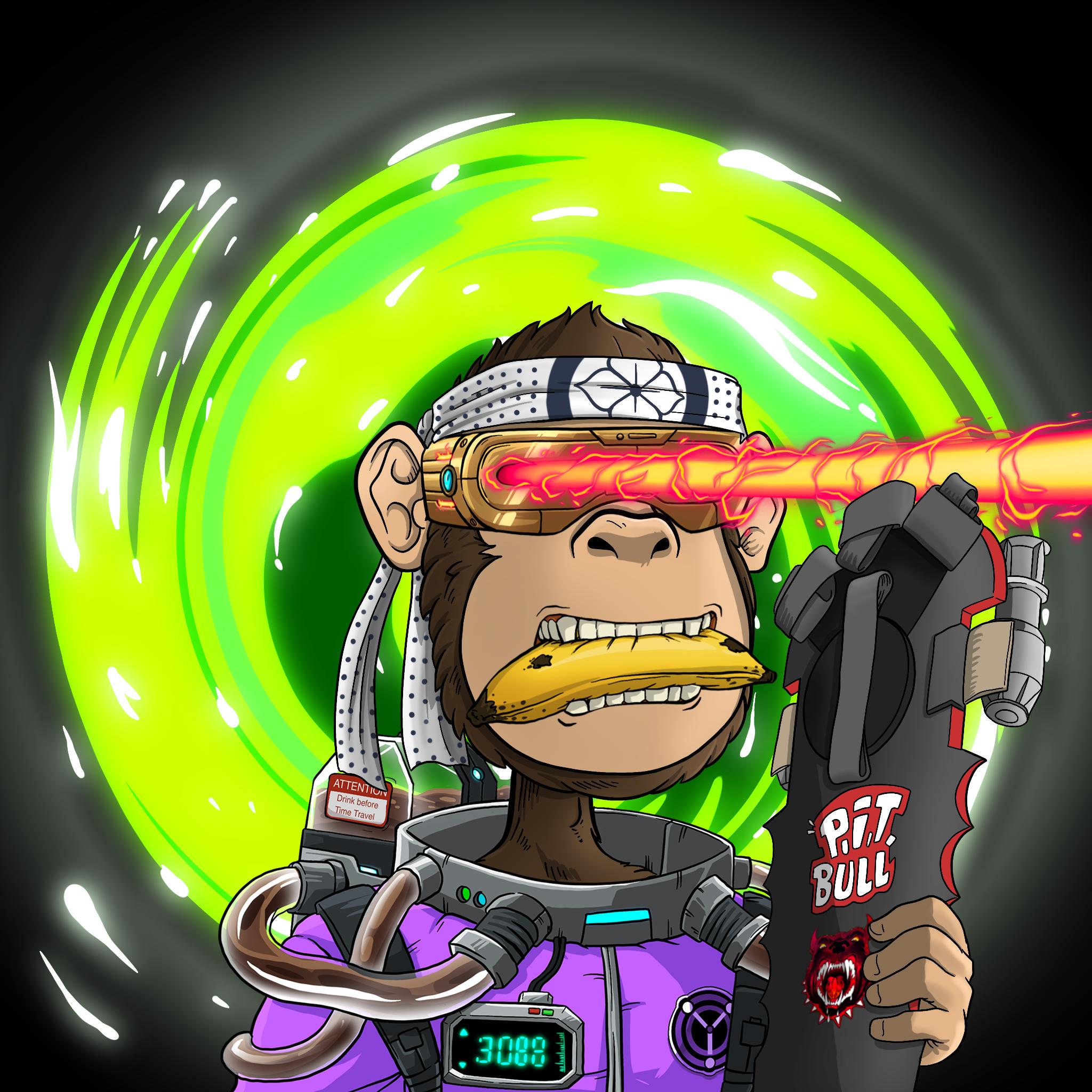 Time Traveling Chimp #1650 NFT artwork