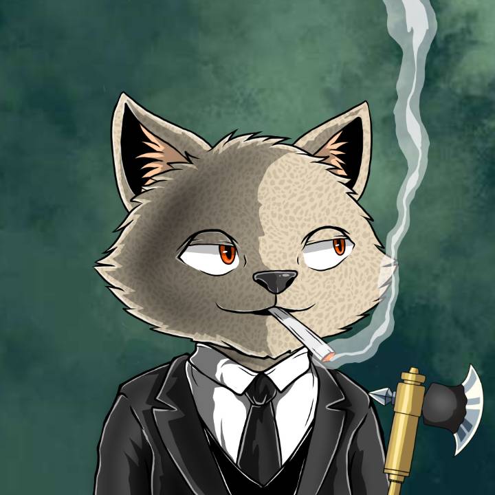 WallowCats #66 NFT artwork