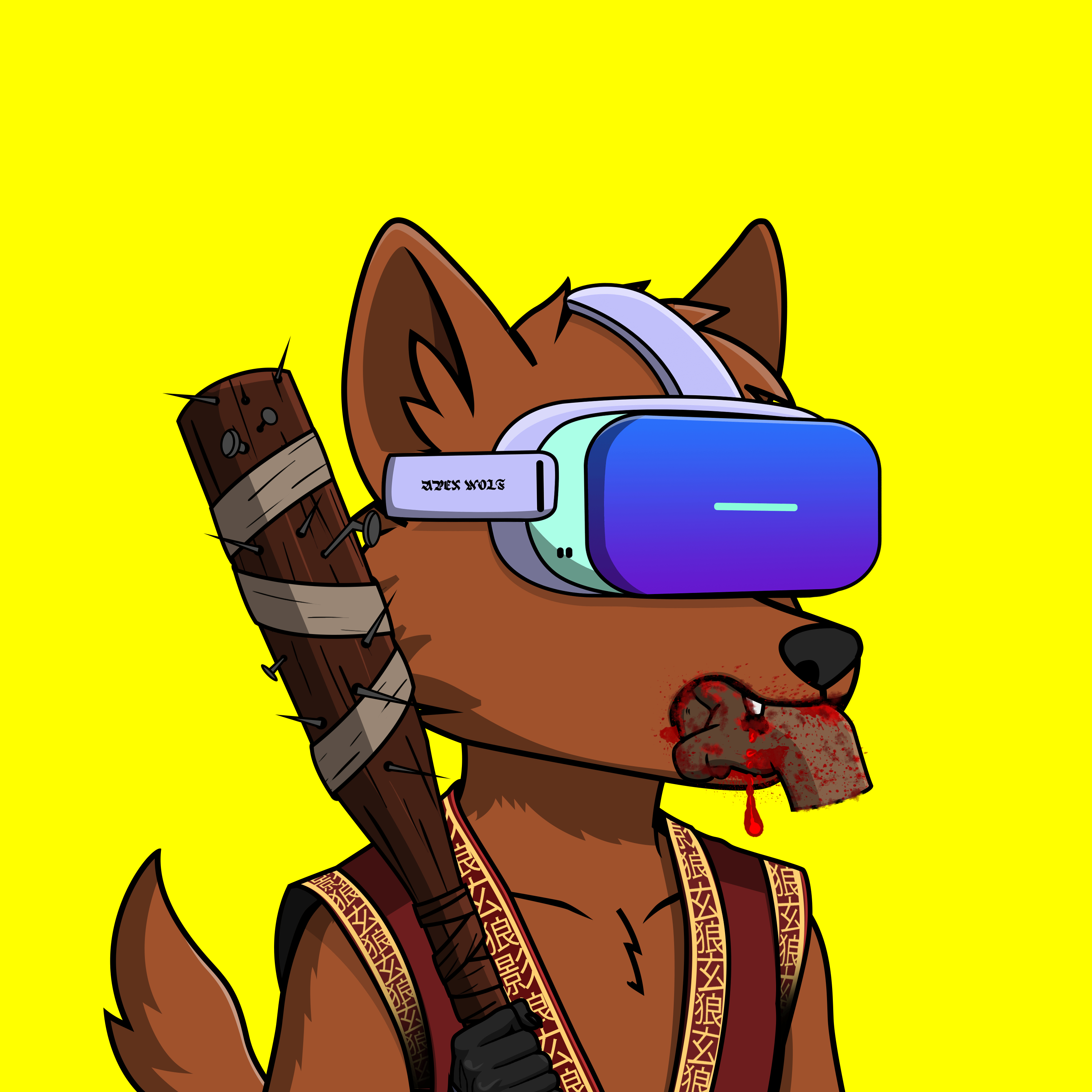 Apex Wolf #2849 NFT artwork