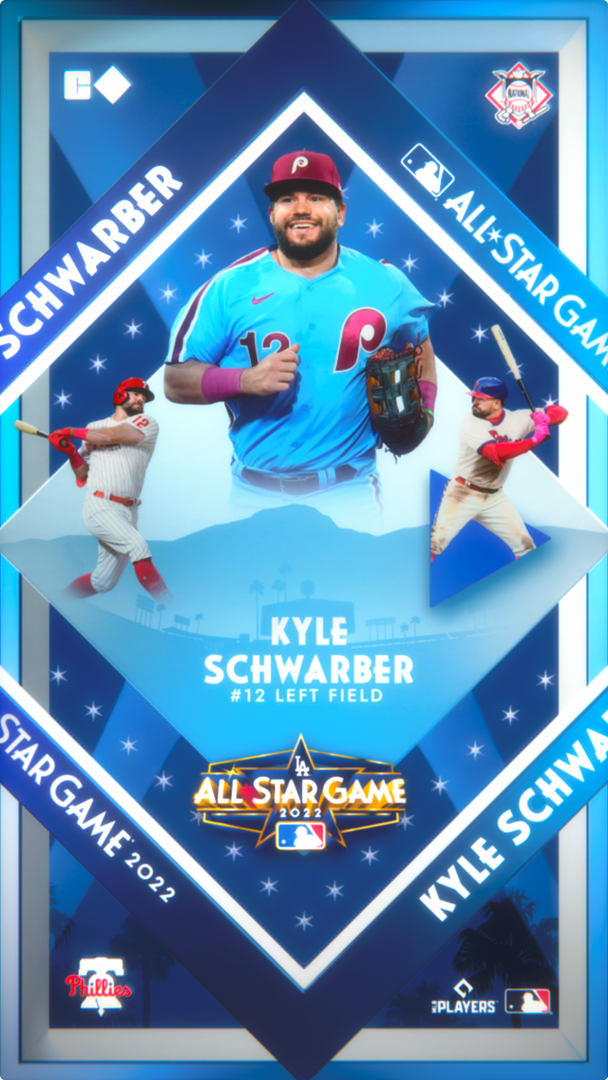 Kyle Schwarber (8/57) NFT artwork