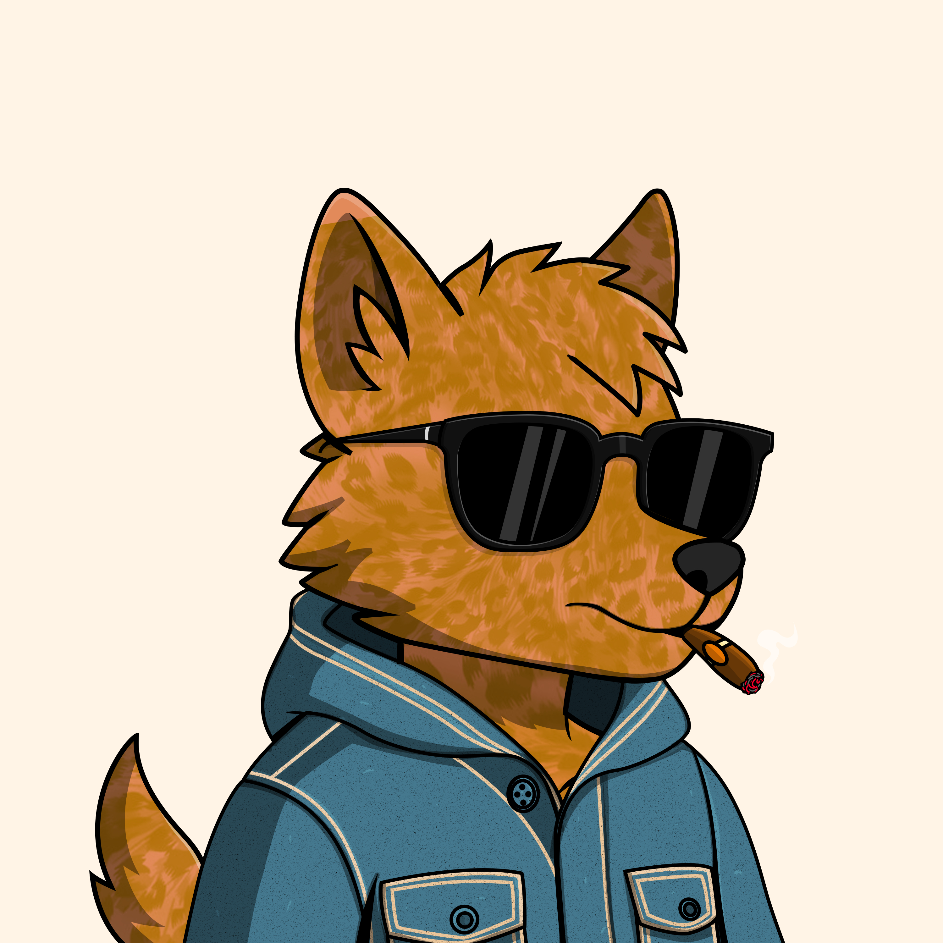 Apex Wolf #2839 NFT artwork