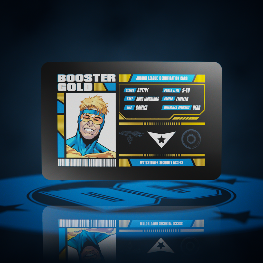 Booster Gold Justice League 185 NFT artwork