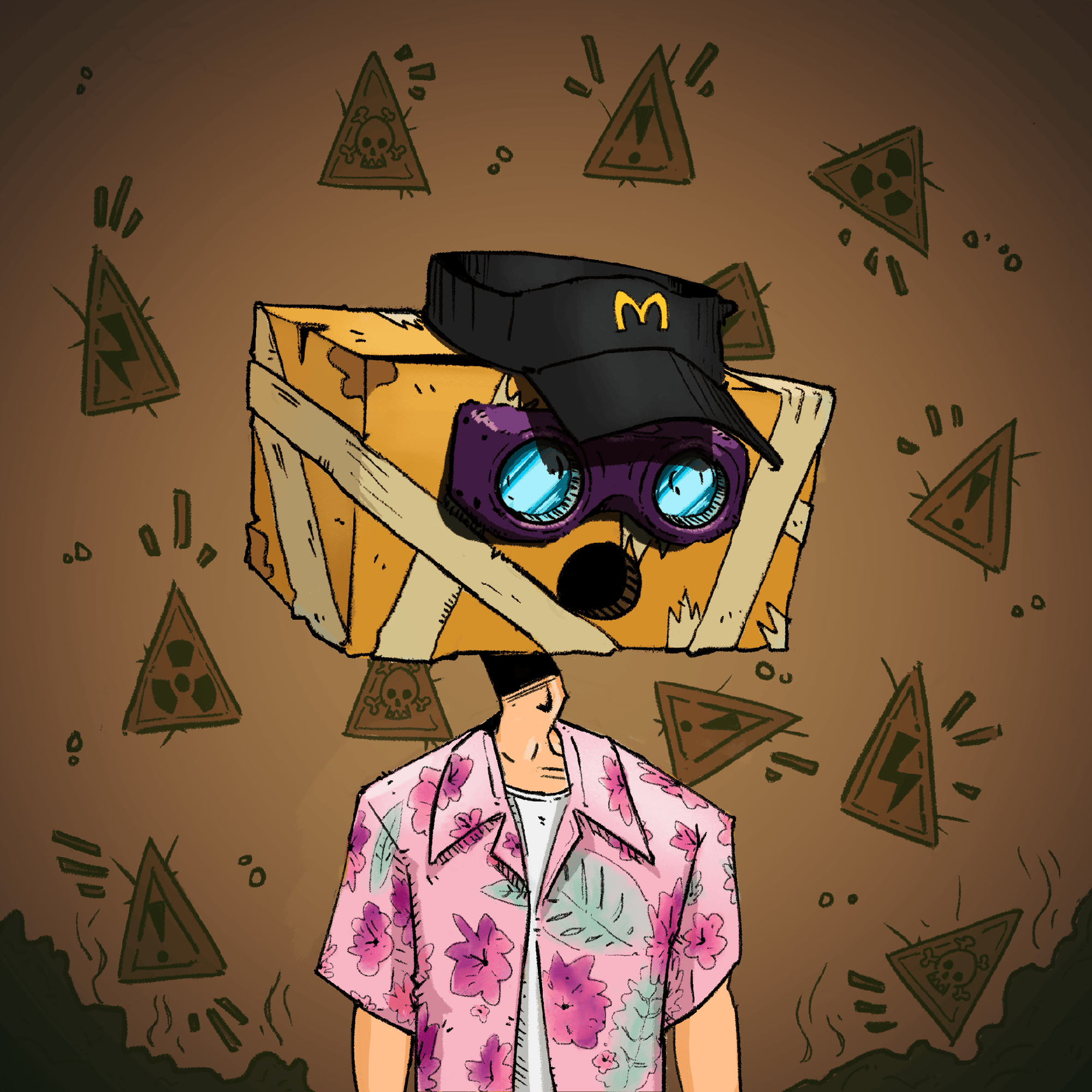 Cardboard Citizens #4135 NFT artwork