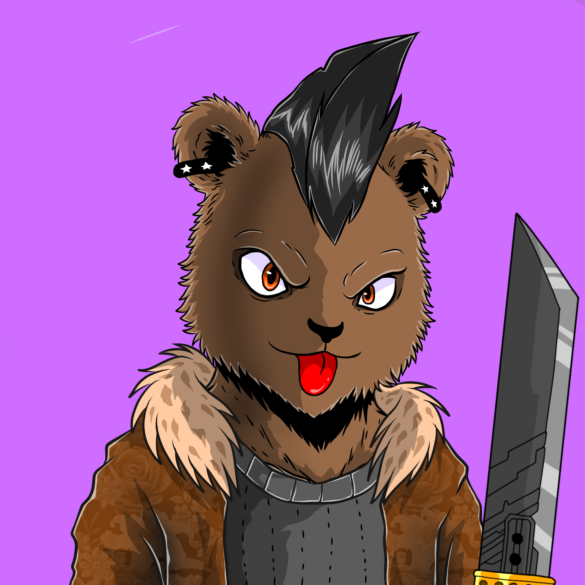 Lucky Bear Club #598 NFT artwork