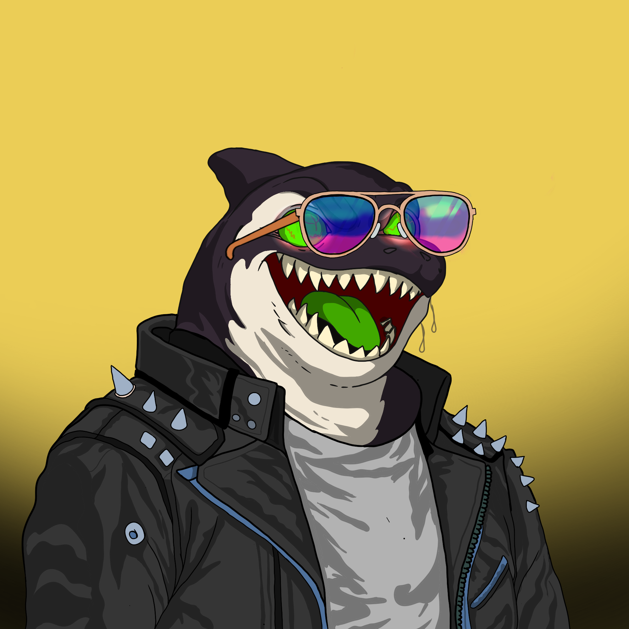 CRAZY ORCAS #7 NFT artwork
