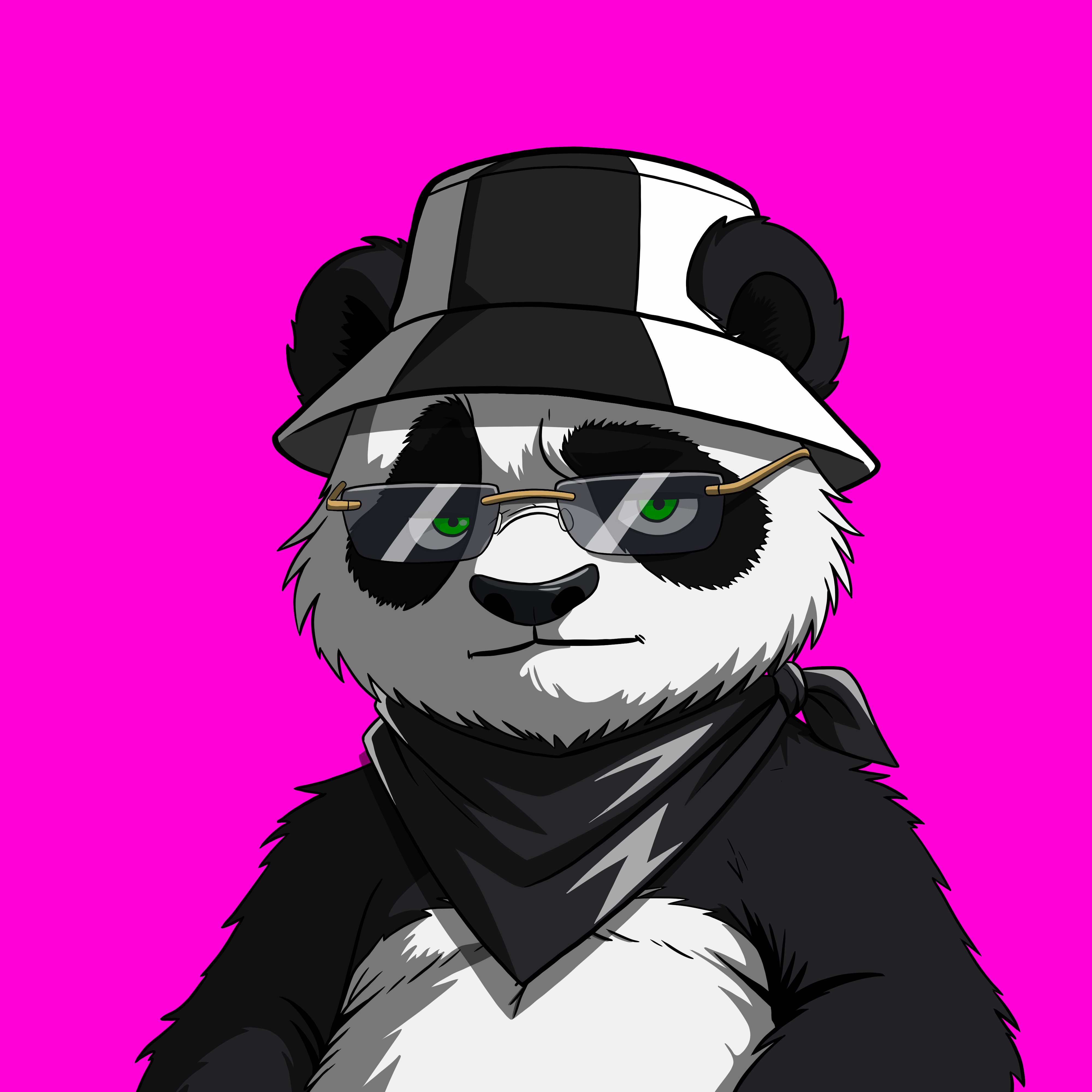 Pandas On Sol #1391 NFT artwork