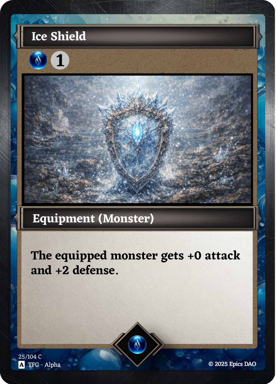 Ice Shield #0001 NFT artwork