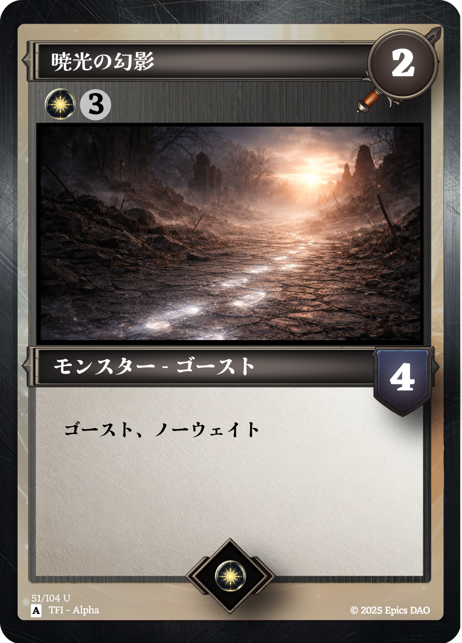 暁光の幻影 #0001 NFT artwork