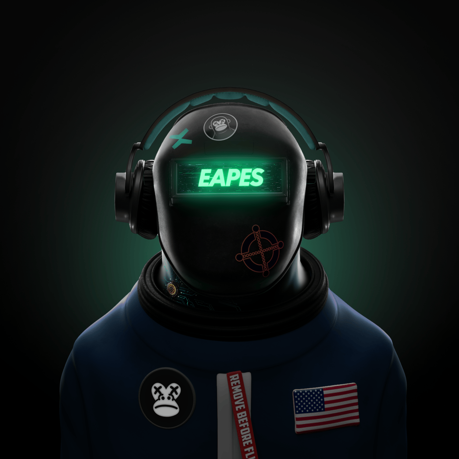 EAPES #3040 NFT artwork